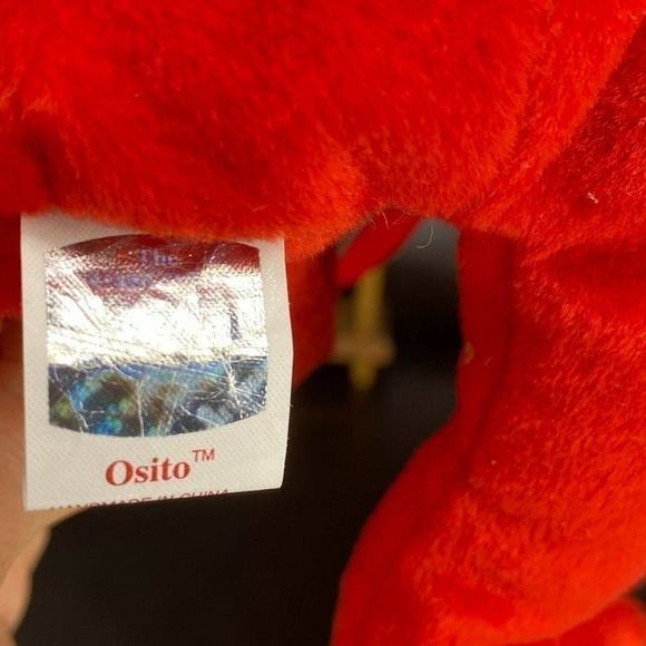 Ty Beanie Baby Osito Bear Mexico Flag Mint Condition 1999 - Error, Typo - Picture 5 of 6